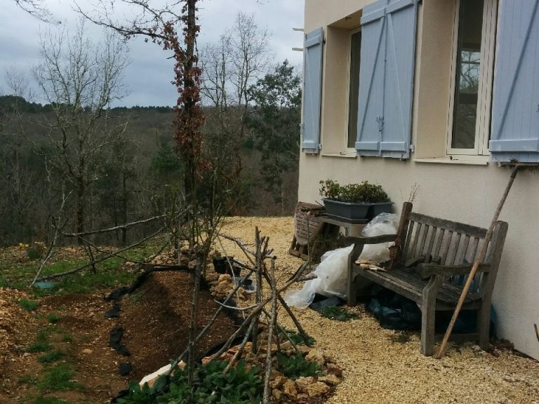 Vue extérieure de la maison