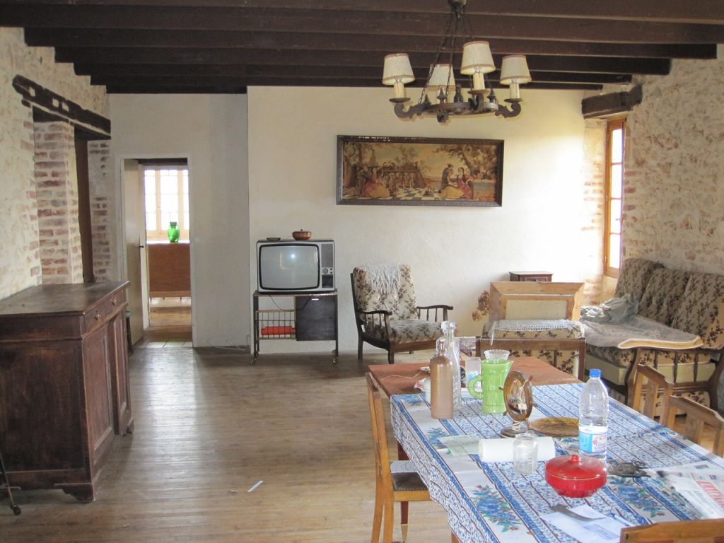 Le salon avant rénovation