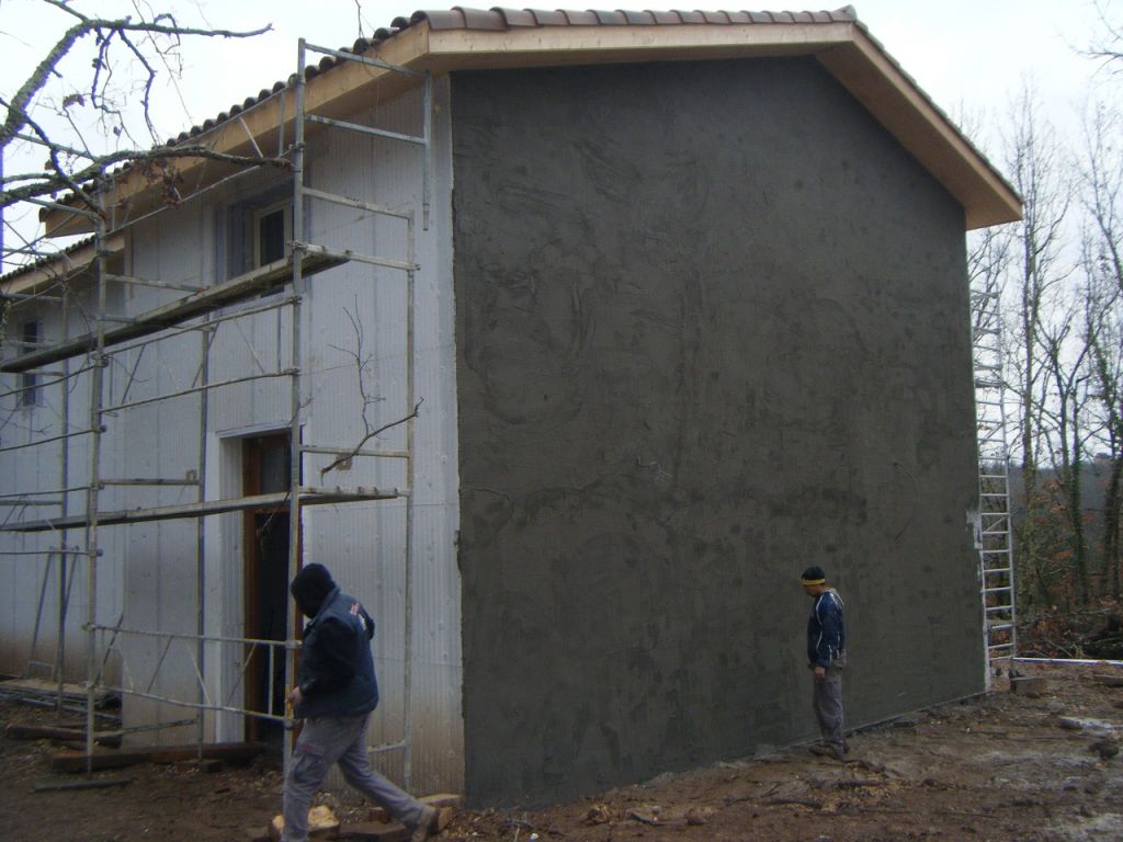 Préparation avant le crépissage