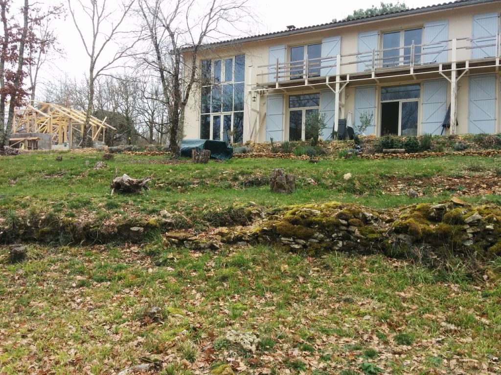 Vue extérieure de la maison