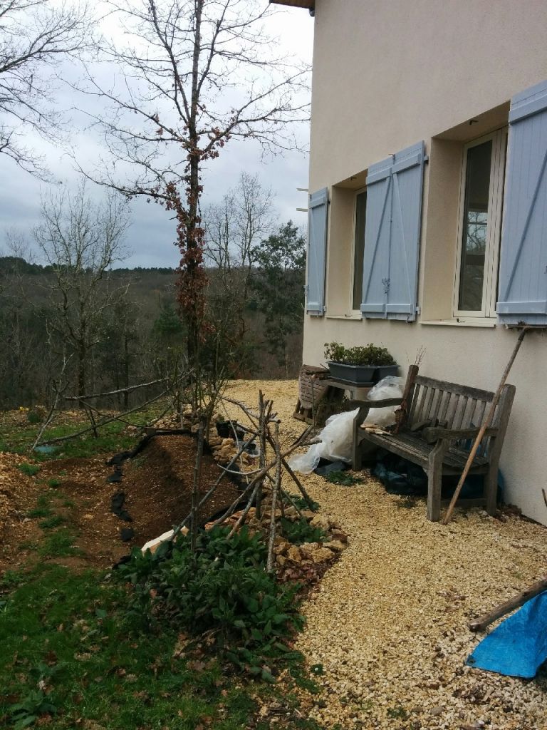 Vue extérieure de la maison