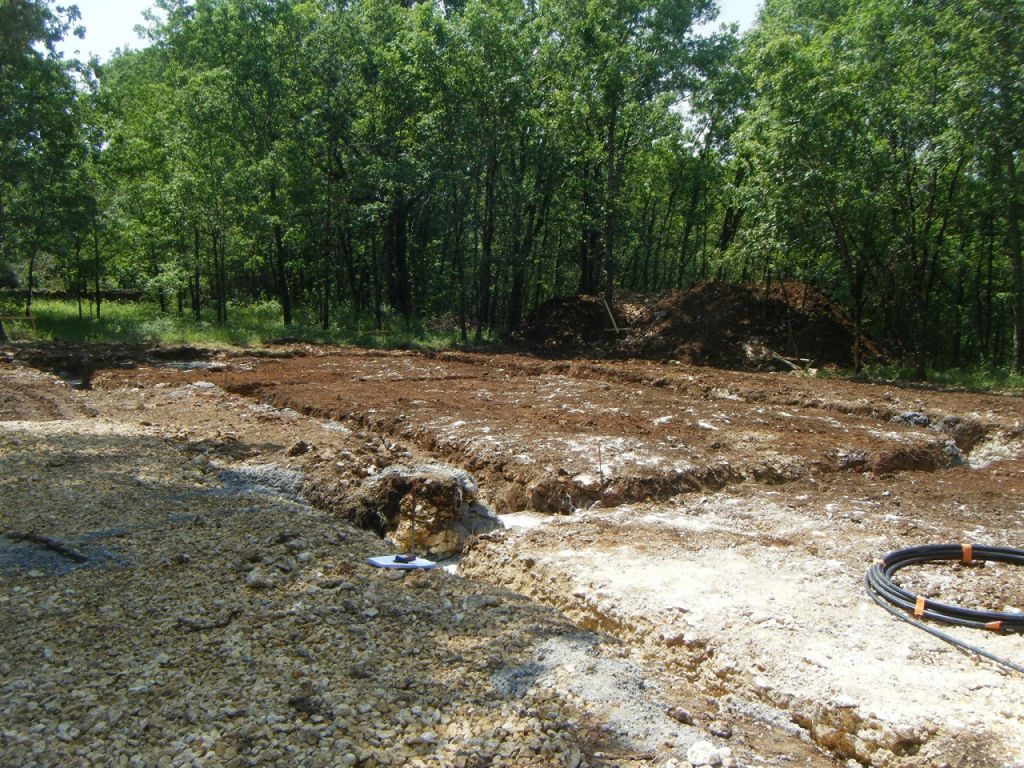 La préparation des fondations