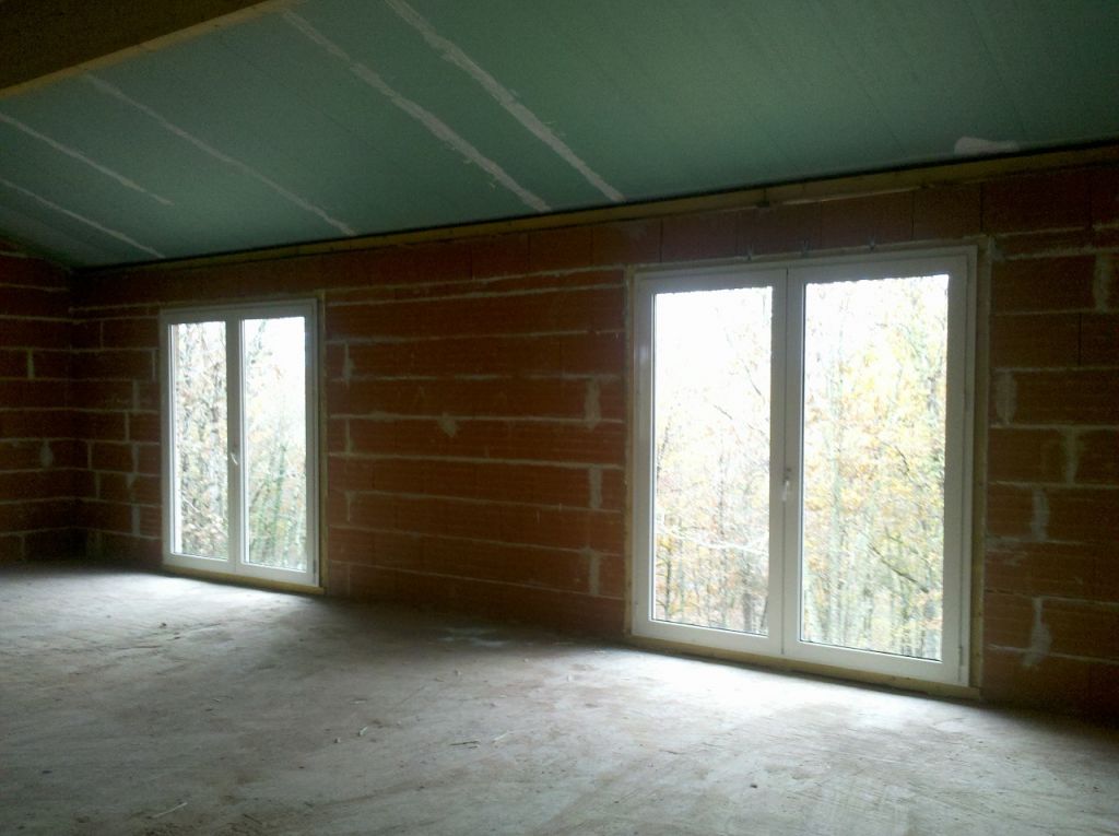 Les menuiseries extérieures posées